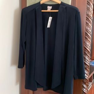 Chico’s Travelers Maya Jacket NWT- color India Ink